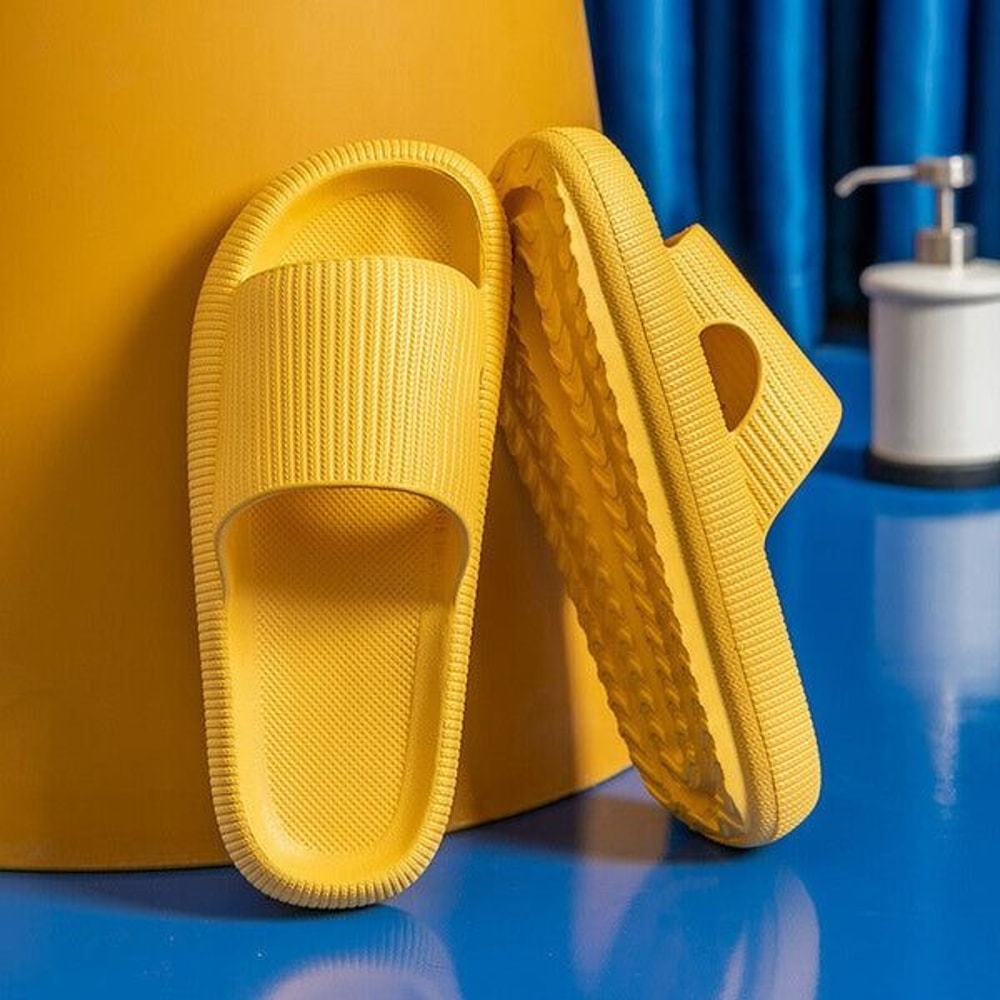 Ultra Soft Slippers Cozy Pillow Slides AntiSlip Sandals Cloud Home Outdoor Shoe 12