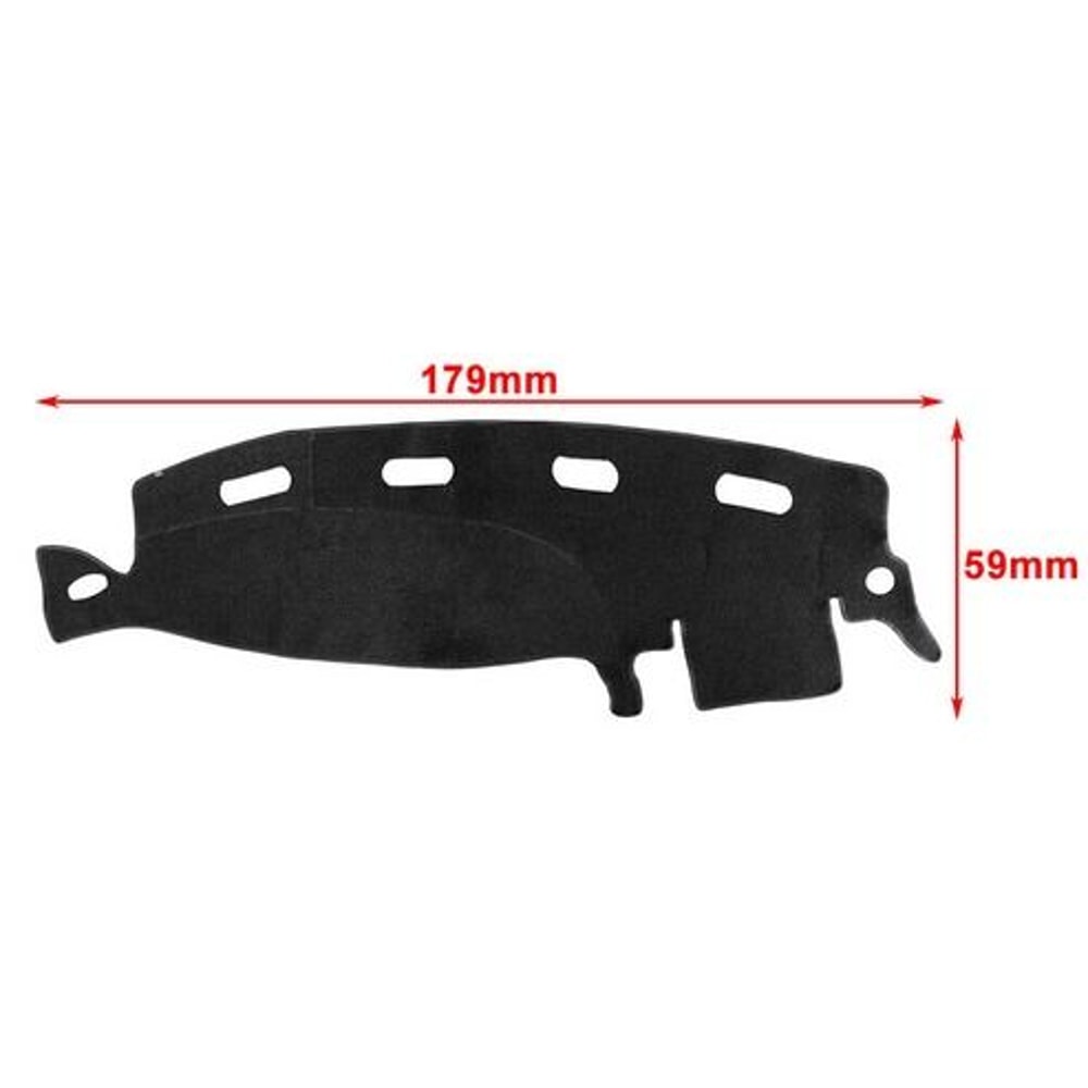 Dash Cover For Dodge Ram Dashboard Mat UV Protection NonSlip Silicone Backing For Interior Protect 1