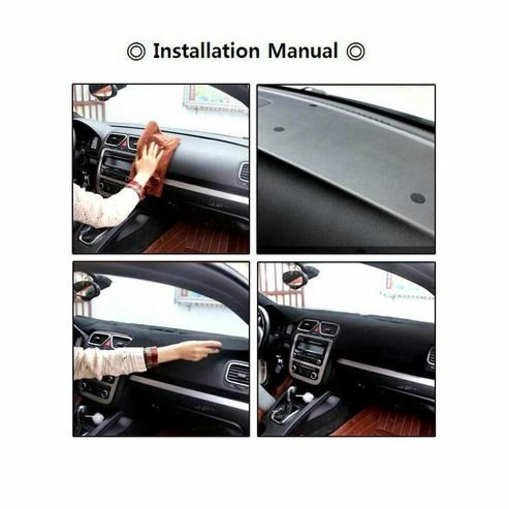 Dash Cover For Dodge Ram Dashboard Mat UV Protection NonSlip Silicone Backing For Interior Protect 2