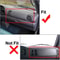 Dash Cover For Dodge Ram Dashboard Mat UV Protection NonSlip Silicone Backing For Interior Protect 13