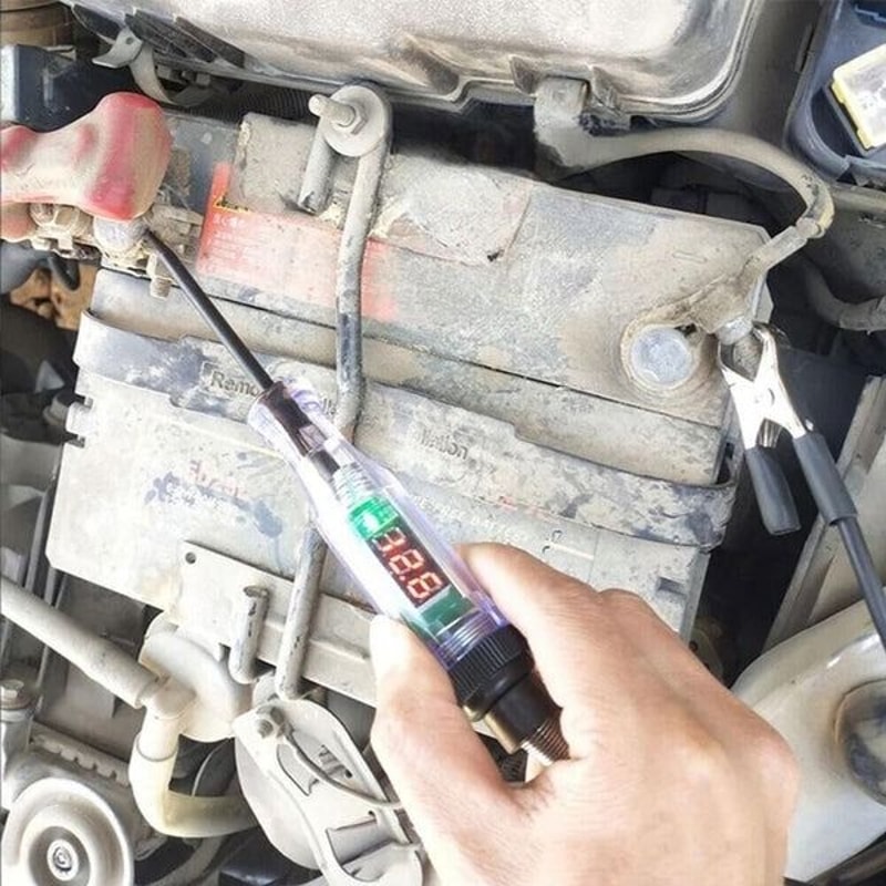 Digital Electric Voltage Circuit Tester Car Truck Test Light Voltage Checker For Automotive Repair 11