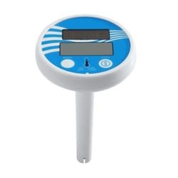 outdoor floating digital solar powered pool thermometer, waterproof, rainproof, spa, accurate temperature control
