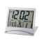 Compact Digital Travel Alarm Clock LCD Temperature Display Foldable Desk Timer 0