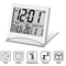 Compact Digital Travel Alarm Clock LCD Temperature Display Foldable Desk Timer 9