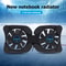 Foldable Slim Fans Cooler Stand Dual USB Cooling Fan Pad For Laptop PC Notebook 9