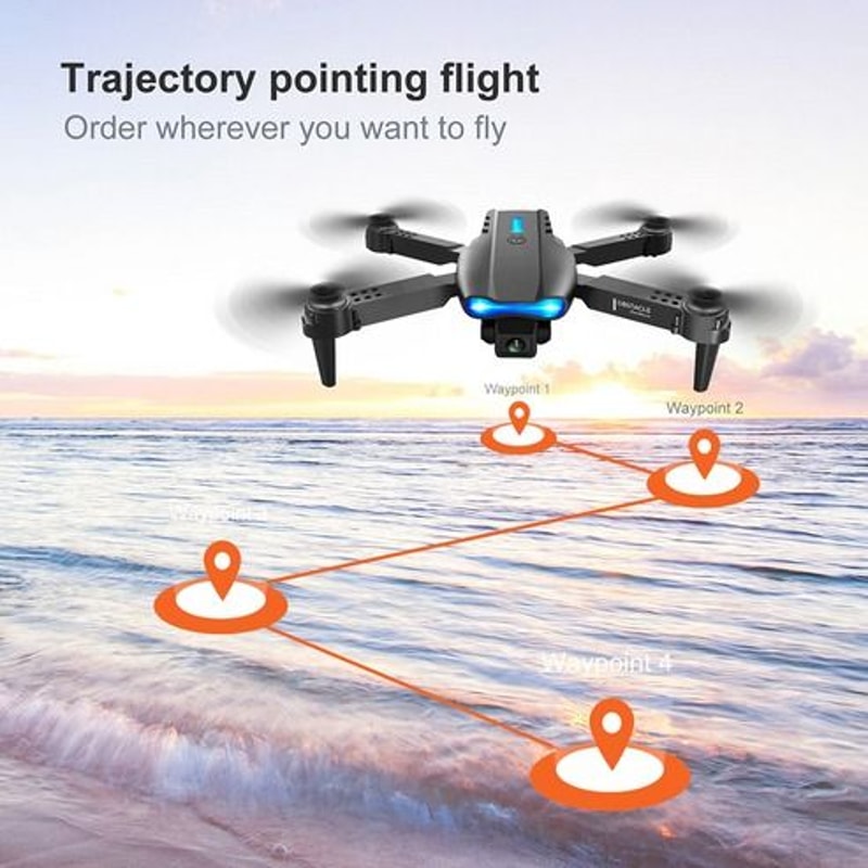 GPS Drone X Pro Drones Quadcopter 5G HD Dual Camera Foldable WiFi FPV RC 7