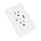 Power Socket Charger AC Dual USB Wall Outlet Port Receptacle Plate Panel 9