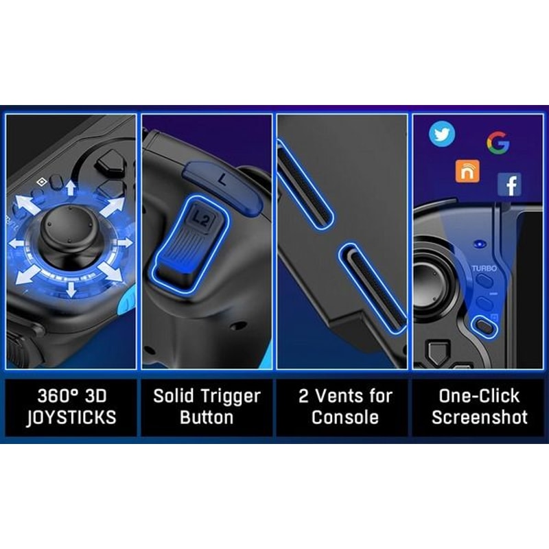 Nintendo Switch JoyCon Game Controller Grip Dual Vibration Gamepad Comfortable Handheld Accessory F 8