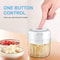 Electric Garlic Press Chopper Mini Blender Onion Chili Fruits Meat Mincer Portable 3