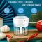 Electric Garlic Press Chopper Mini Blender Onion Chili Fruits Meat Mincer Portable 7