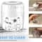 Electric Garlic Press Chopper Mini Blender Onion Chili Fruits Meat Mincer Portable 9