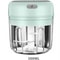 Electric Garlic Press Chopper Mini Blender Onion Chili Fruits Meat Mincer Portable 2