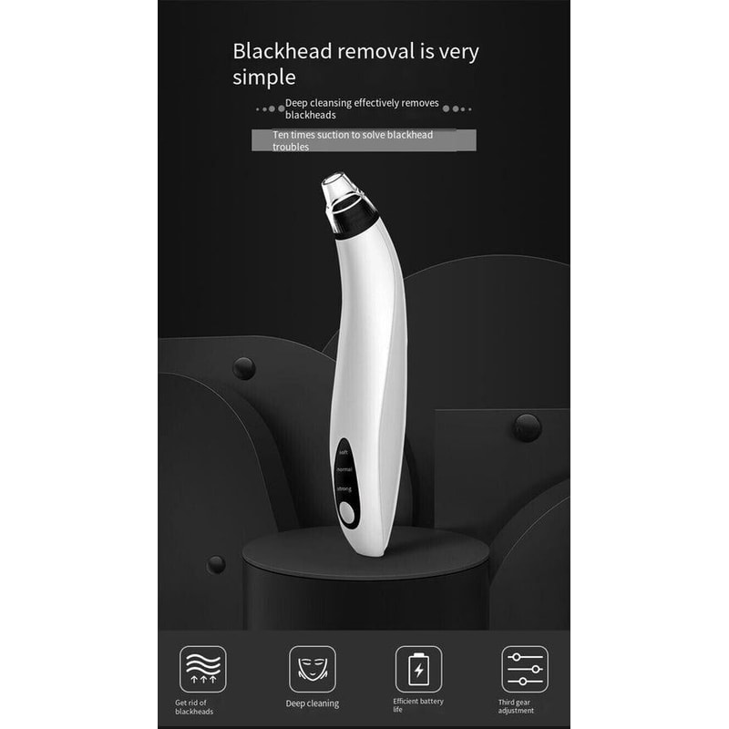 Electric Blackhead Remover Cleaner Pore Vacuum Suction Face Diamond Head For Clear Skin 2
