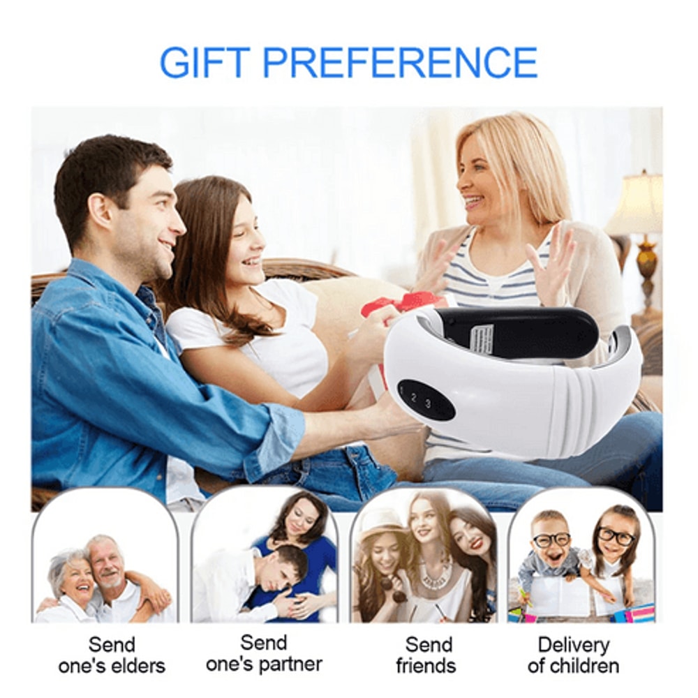 Magnetic Electric Pulse Neck Massager Muscle Relaxation Therapy For Neck Pain Relief And Tension Re 8
