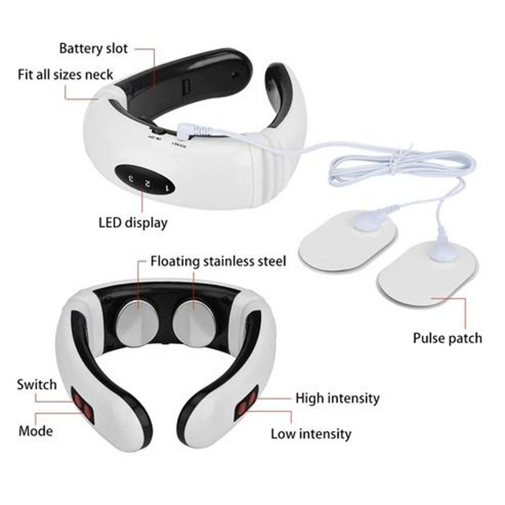 Magnetic Electric Pulse Neck Massager Muscle Relaxation Therapy For Neck Pain Relief And Tension Re 12