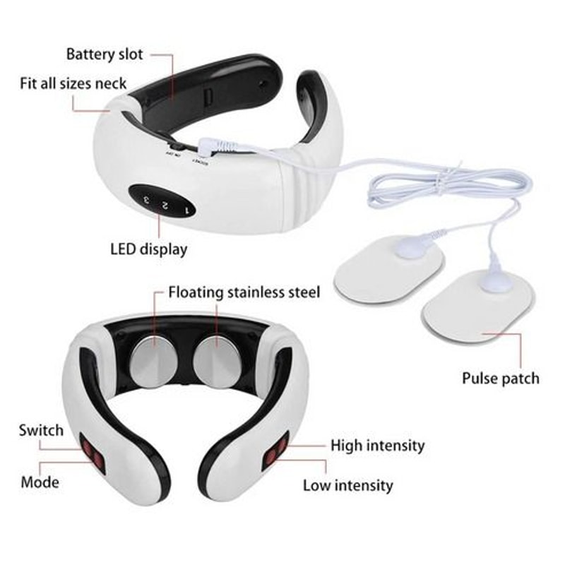 Magnetic Electric Pulse Neck Massager Muscle Relaxation Therapy For Neck Pain Relief And Tension Re 12
