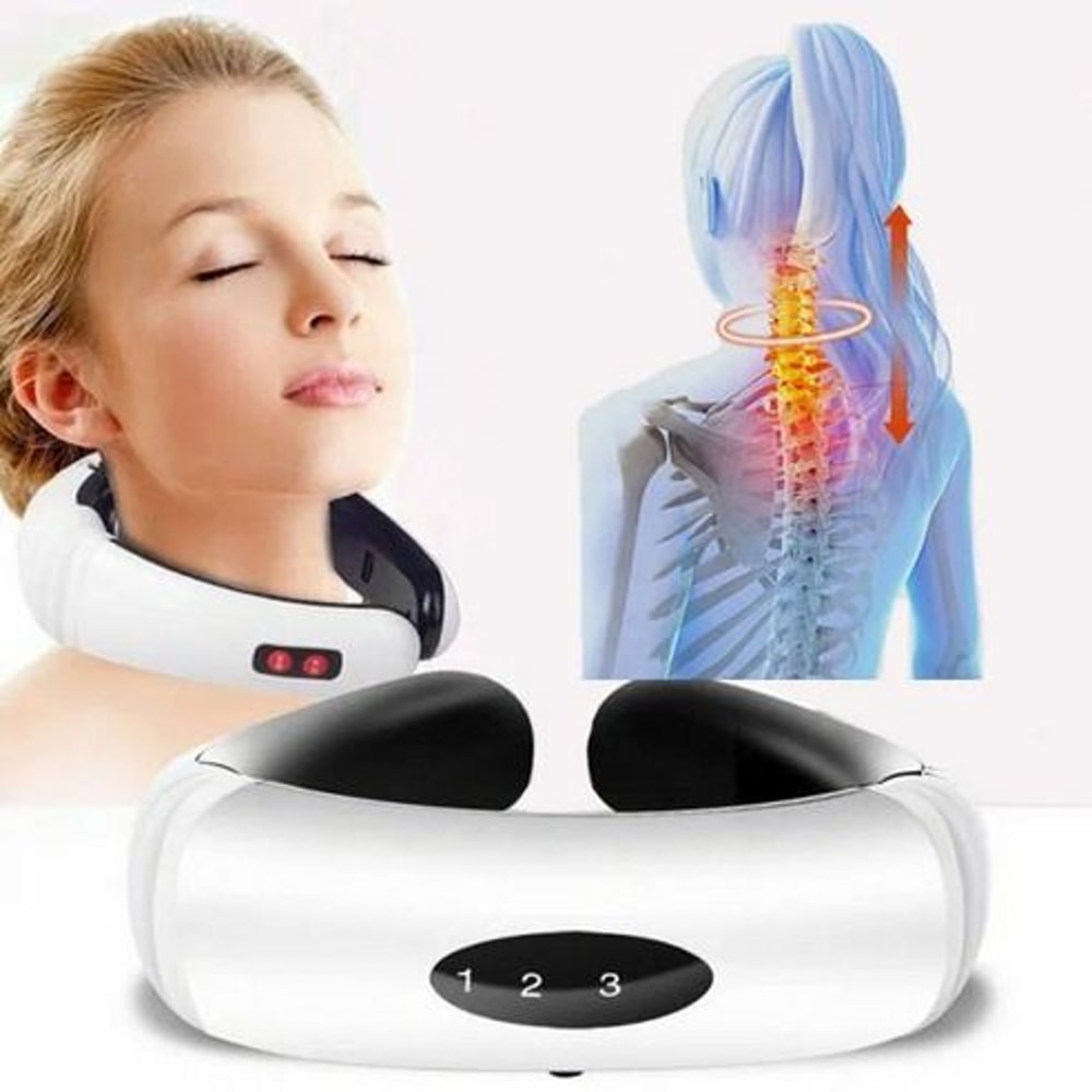 Magnetic Electric Pulse Neck Massager Muscle Relaxation Therapy For Neck Pain Relief And Tension Re 0