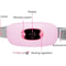 Vibration Pad Belt For Period Pain Relief Electric Heating Menstrual Cramps Relief Belt 1