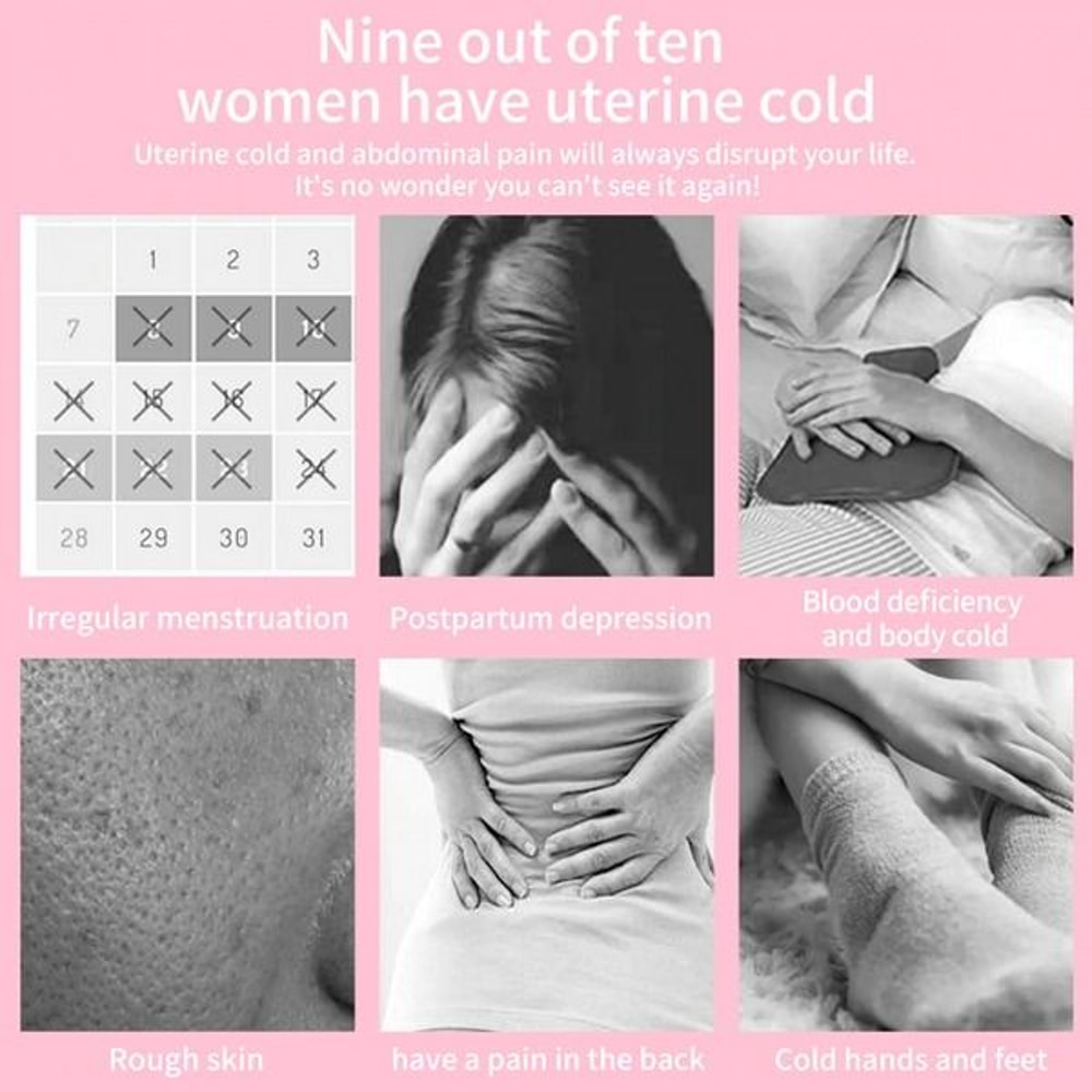 Vibration Pad Belt For Period Pain Relief Electric Heating Menstrual Cramps Relief Belt 13