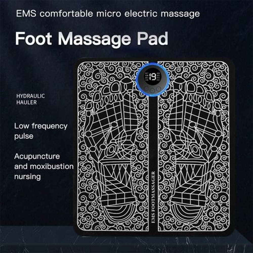 Electric EMS Foot Massager Deep Leg Reshaping Kneading Muscle Pain Relaxation Therapy 6