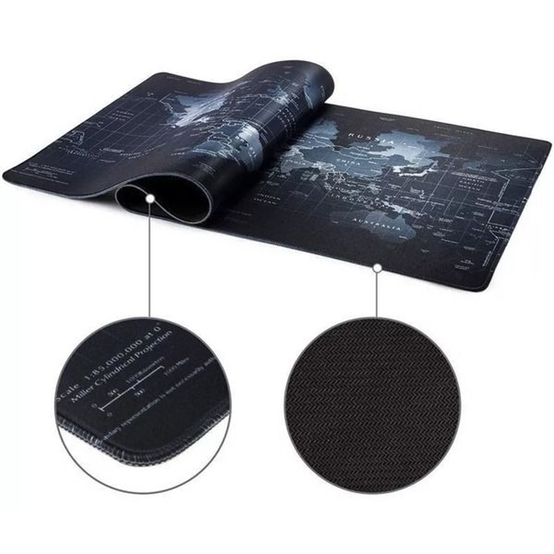 Extended Gaming Mouse Mat Large Desk Keyboard Pad Ideal For Smooth Gaming Work 3