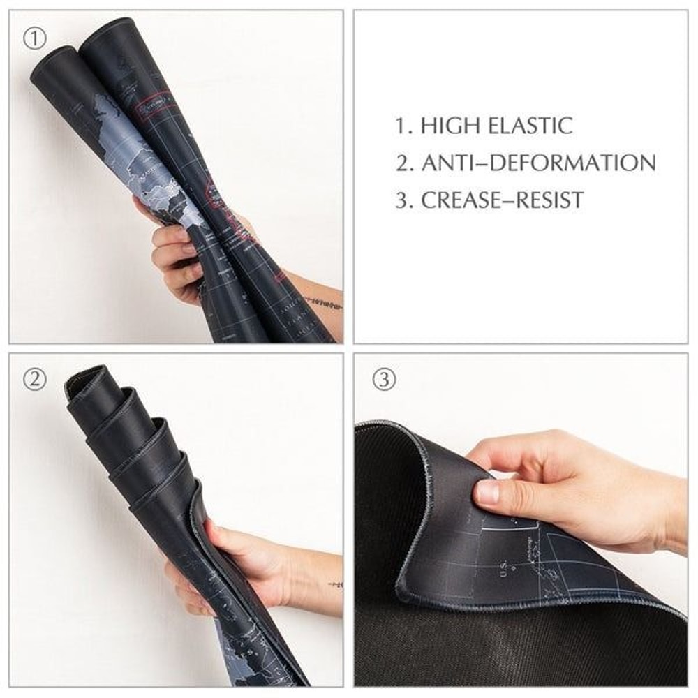 Extended Gaming Mouse Mat Large Desk Keyboard Pad Ideal For Smooth Gaming Work 4