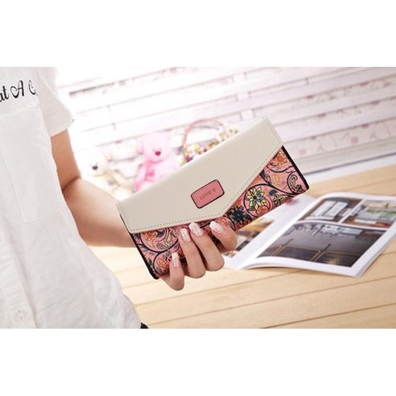 Fashion Women Leather Clutch Wallet RFID Blocking Long Card Holder Purse Bag Handbag For Modern Wom 10