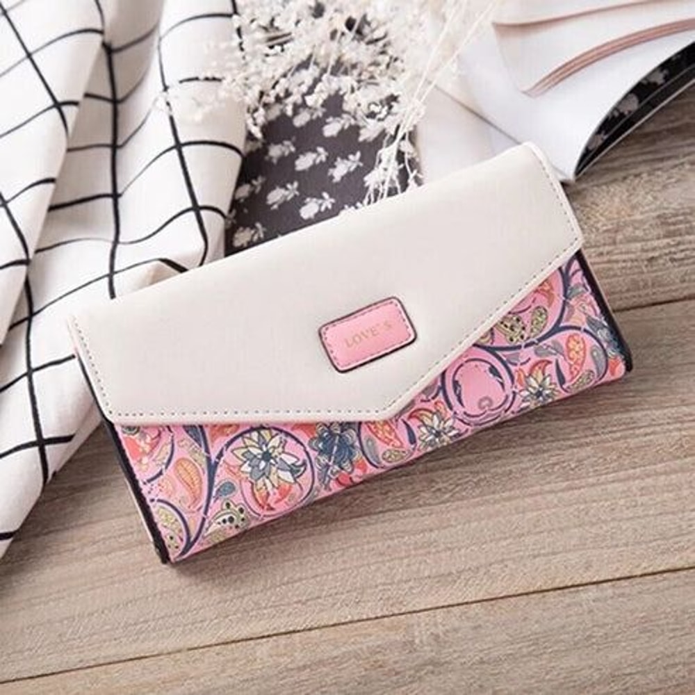 Fashion Women Leather Clutch Wallet RFID Blocking Long Card Holder Purse Bag Handbag For Modern Wom 0