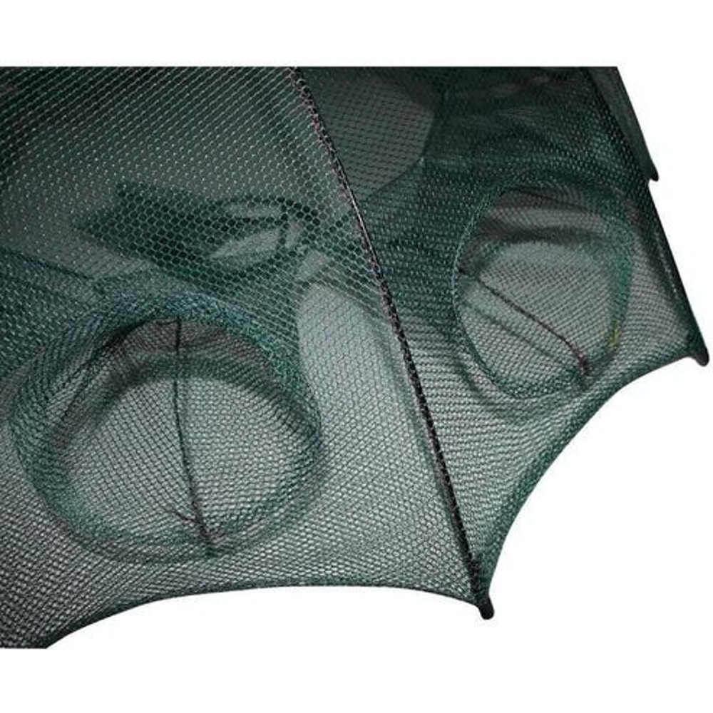 Foldable Fishing Bait Trap Crab Net For Crawdad Shrimp Minnow Fish Cage Easy To Use Portable New 5