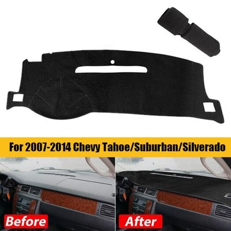 Chevy Silverado TahoeSuburban Dashboard Pad Mat UV Blocker Flame Retardant Custom Fit 4