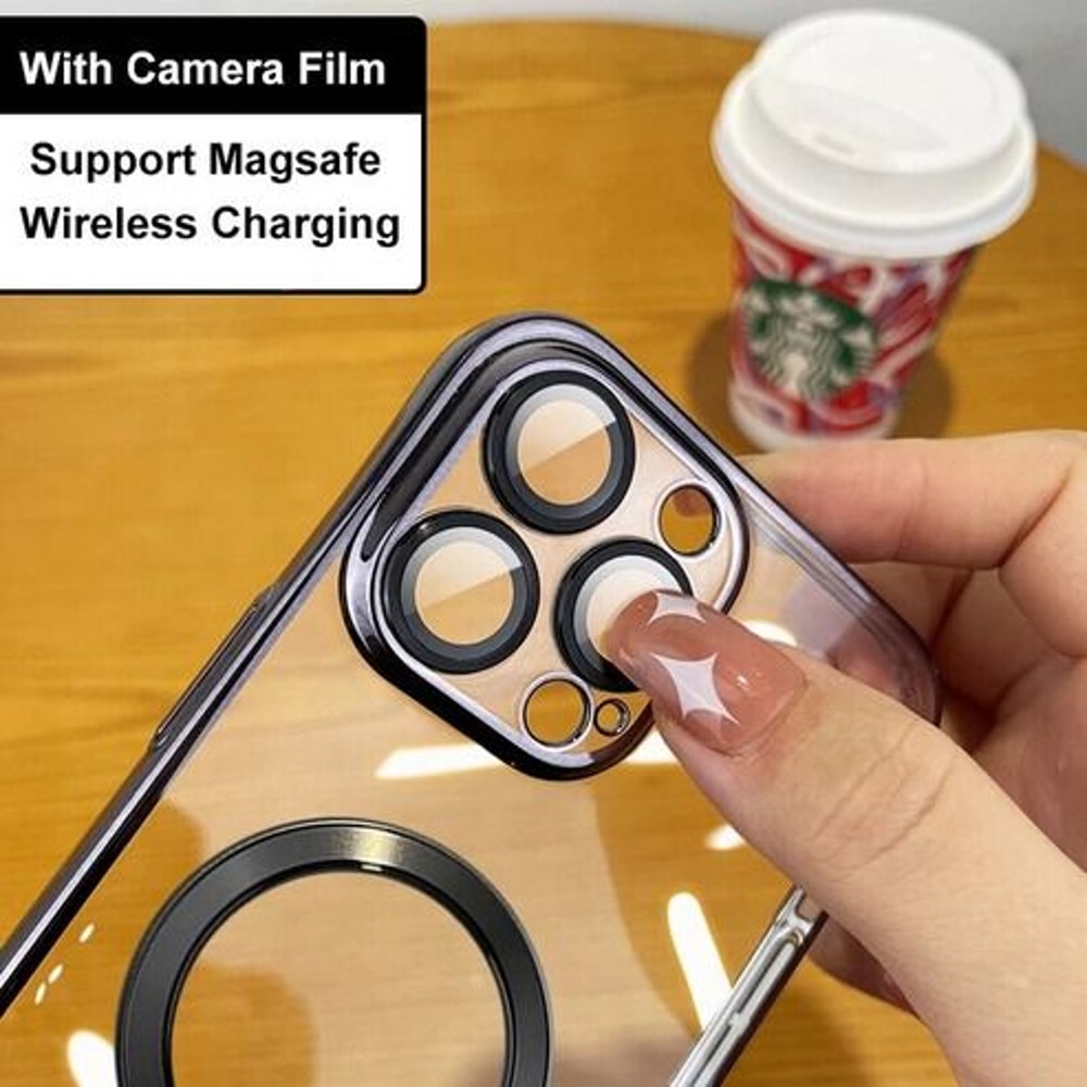 MagSafe Case For IPhone Magnetic Camera Lens Cover 360 Shockproof Bumper Wireless Charging Co 10