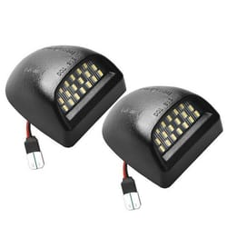 led license plate light lamp pair for chevy tahoe, suburban, gmc yukon , bright, long-lasting