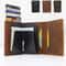 Genuine Leather Credit Card Holder For Airtag Wallet Case Magnetic Air Tag Cover 8