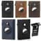 Genuine Leather Credit Card Holder For Airtag Wallet Case Magnetic Air Tag Cover 9