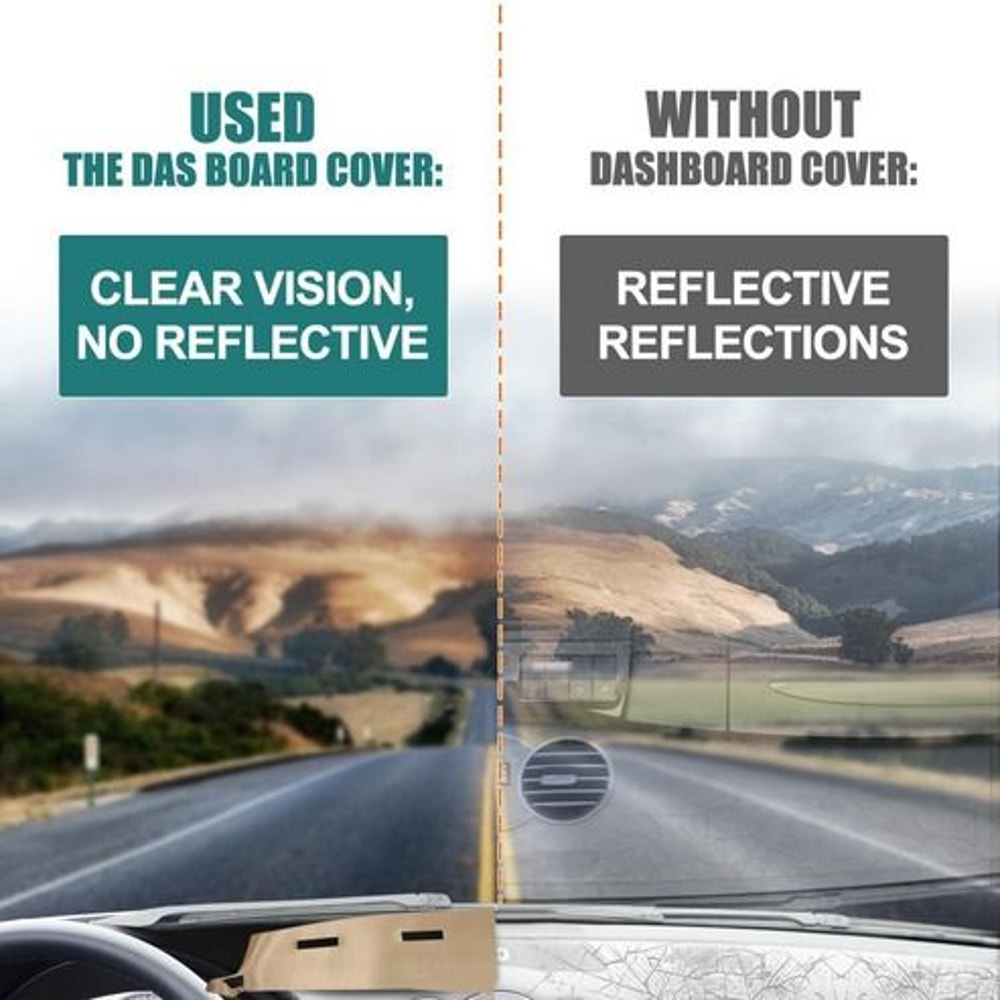 For Dodge Ram Dash Cover Mat Dashboard Carpet UV Ray Protection HighQuality Polyester 3