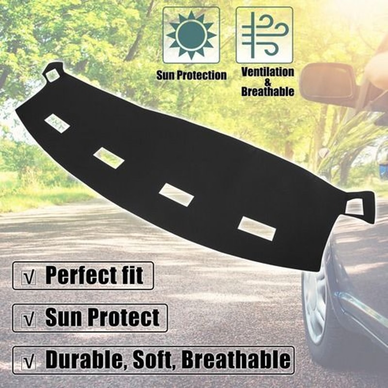 For Dodge Ram Dash Cover Mat Dashboard Carpet UV Ray Protection HighQuality Polyester 4