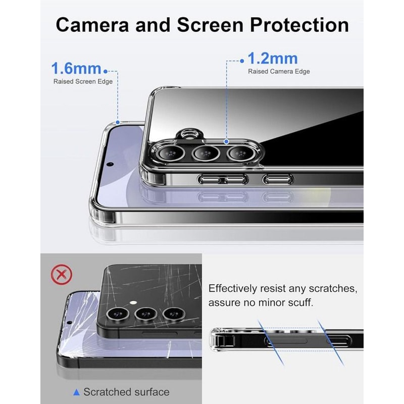 Samsung Galaxy S24 Ultra Plus Shockproof Case Screen Protector Camera Guard Full Protection For You 2