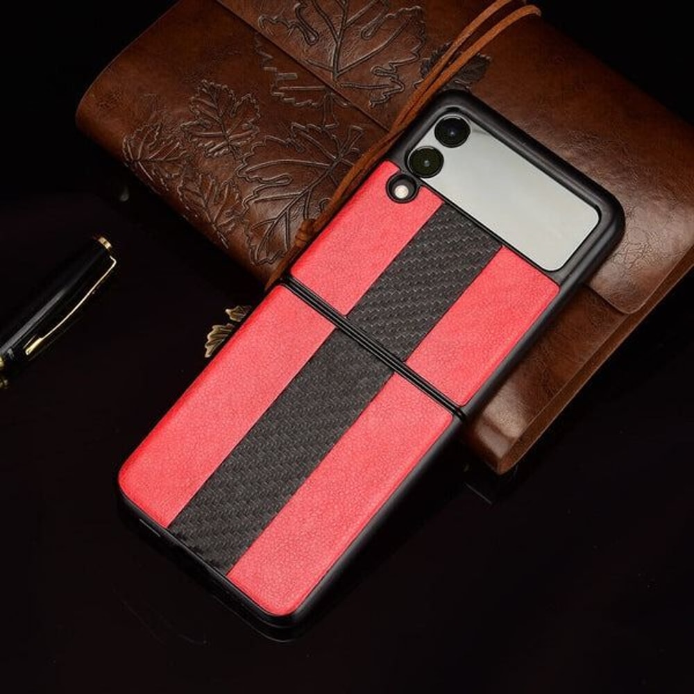 Samsung Galaxy Z Flip 3 5G Slim Folding Leather Shockproof Phone Case Cover Secure Fit Shockproof P 5