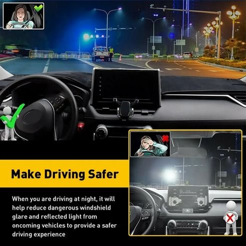 Toyota Camry DashMat Dash Cover NonSlip Dashboard Mat Car Interior Protection 4