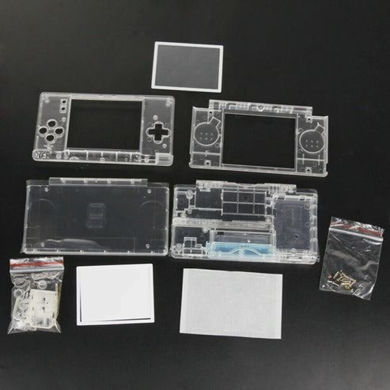 Clear Shell Screen Lens Full Replacement Housing For OEM Nintendo DS Lite NDSL HighQuality OEM Spec 3