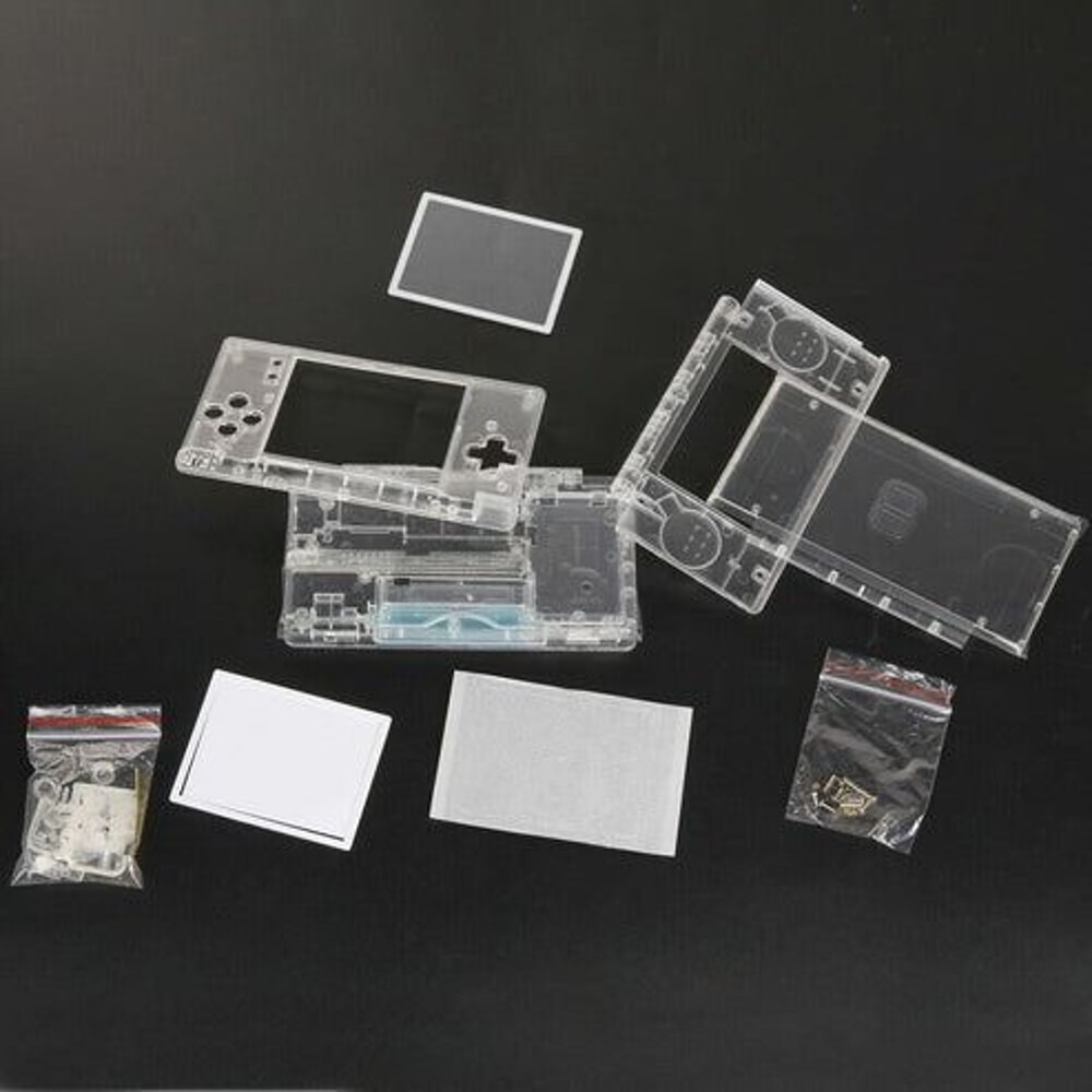 Clear Shell Screen Lens Full Replacement Housing For OEM Nintendo DS Lite NDSL HighQuality OEM Spec 6