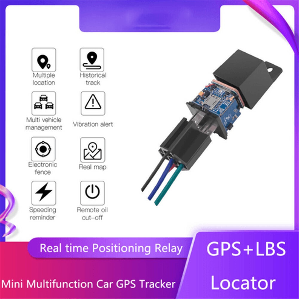GPRS GSM GPS Tracker RealTime Tracking Locator Device For CarMotorcycle AntiTheft 180Day Historical 10