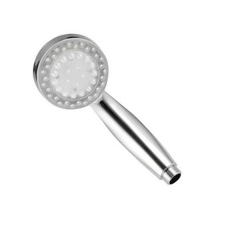 Color Changing LED Light Shower Head Handheld Water Bath Glow Bathroom Accessory 8