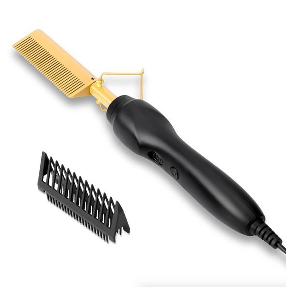 Electric Beard Straightening Comb Hair Straightener Comb Pro Hot Comb Press For Quick Styling 2