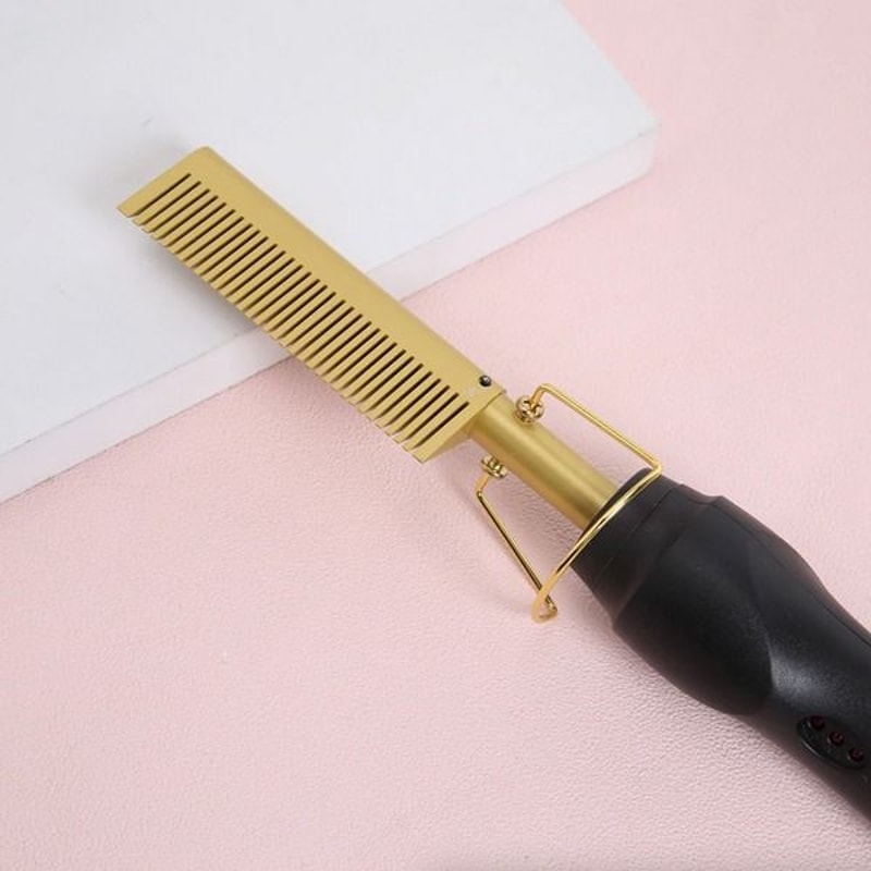 Electric Beard Straightening Comb Hair Straightener Comb Pro Hot Comb Press For Quick Styling 4