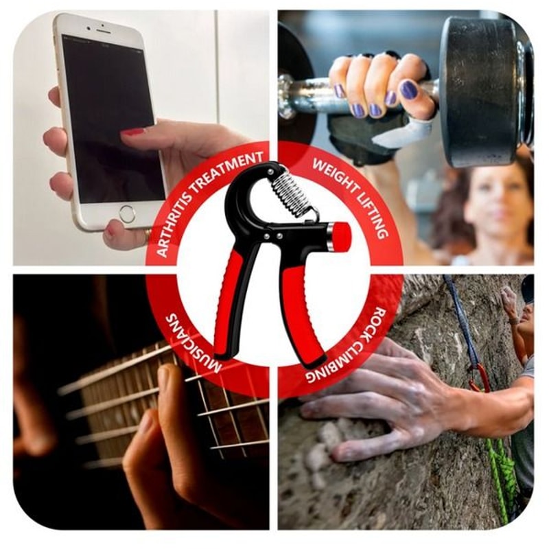 Adjustable Gym Exerciser Hand Grip Strength Power Trainer Gripper Strengthener For Enhanced Perform 6