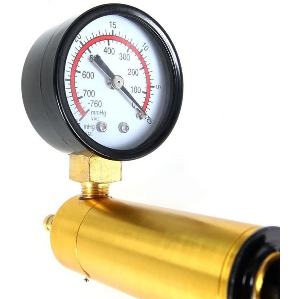 Brake Fluid Bleeder Hand Held Vacuum Pressure Pump Tester Set Bleeding Kit Box For Auto Repair 9