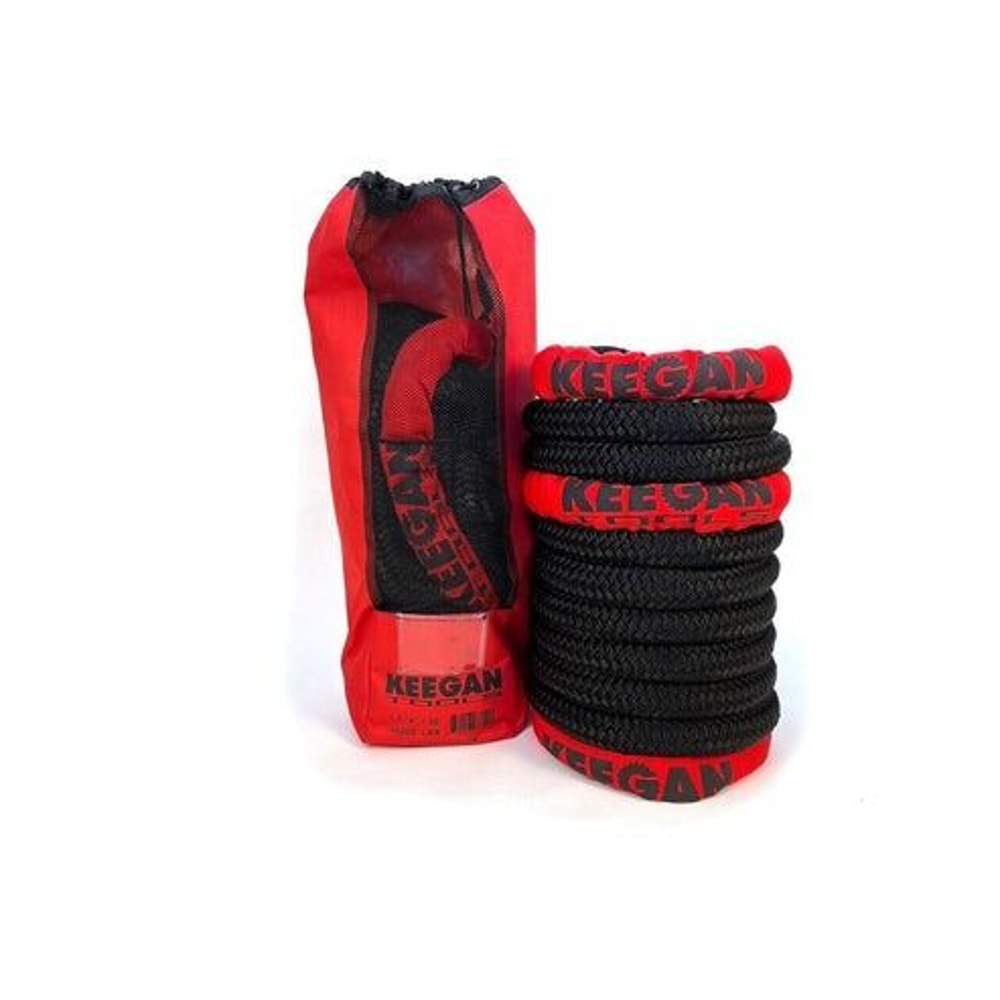 Kinetic Energy Recovery Rope Tow Rope Soft Shackles No Jerks Smooth Recovery 2