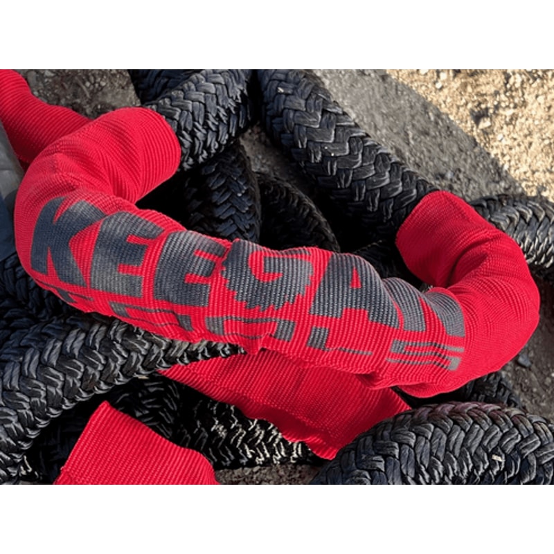 Kinetic Energy Recovery Rope Tow Rope Soft Shackles No Jerks Smooth Recovery 3