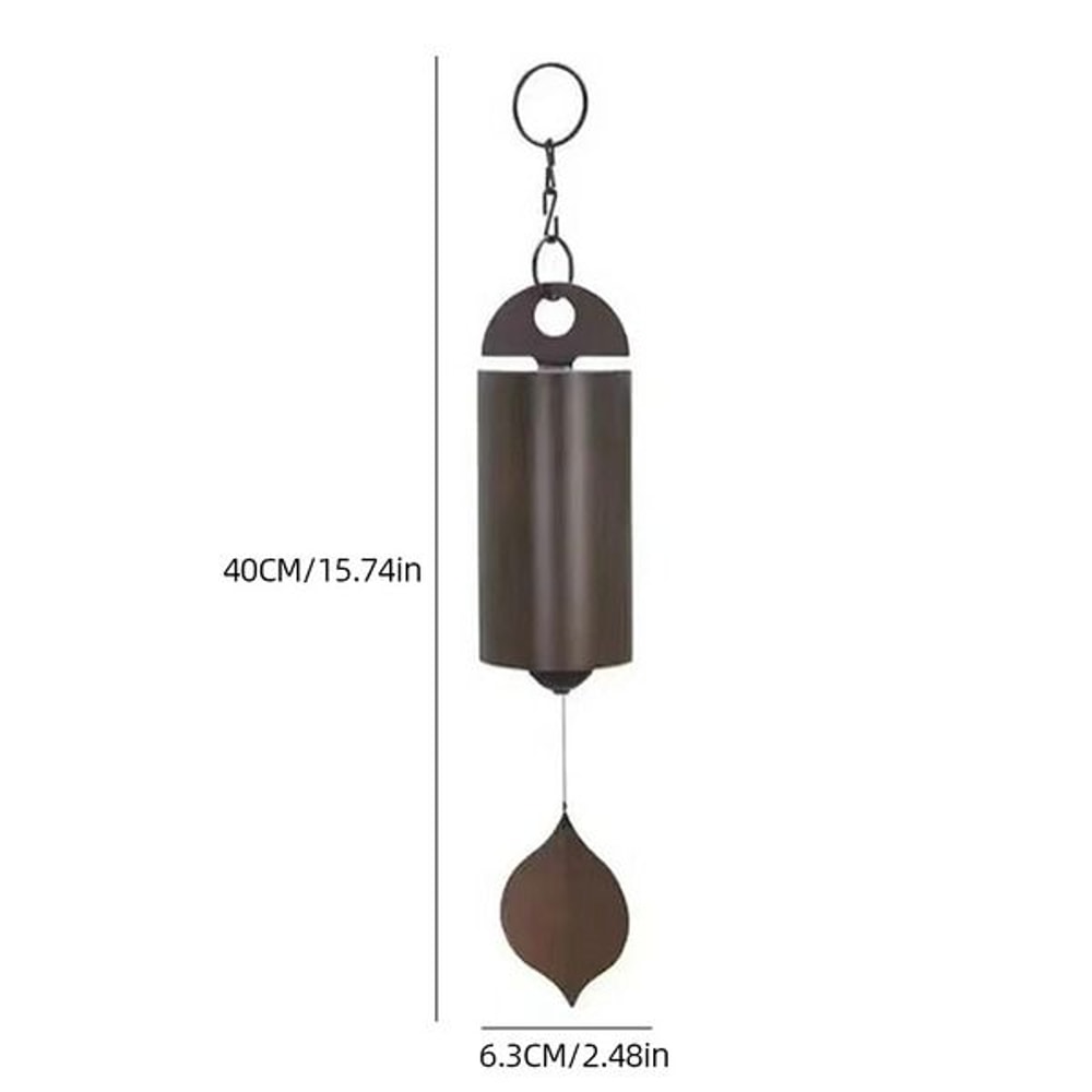 Serenity Metal Bell Heroic Wind Chimes Large Deep Resonance Outdoor Garden Decor Relaxing Sounds Fo 1